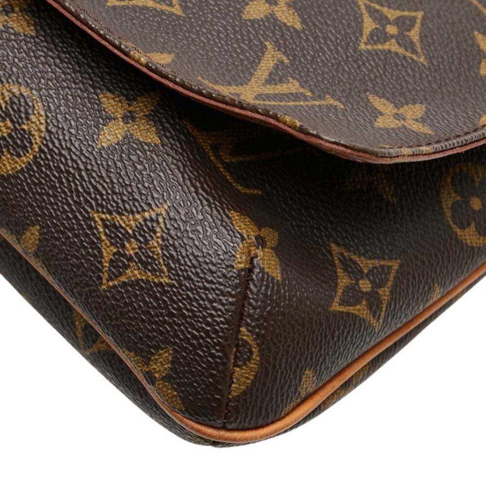 LOUIS VUITTON Brown Monogram Leather Shoulder Bag - Picture 5 of 13